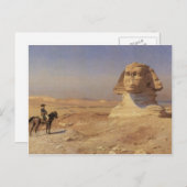 Jean-Leon Gerome- Bonaparte Voor de Sphinx Briefkaart (Voorkant / Achterkant)