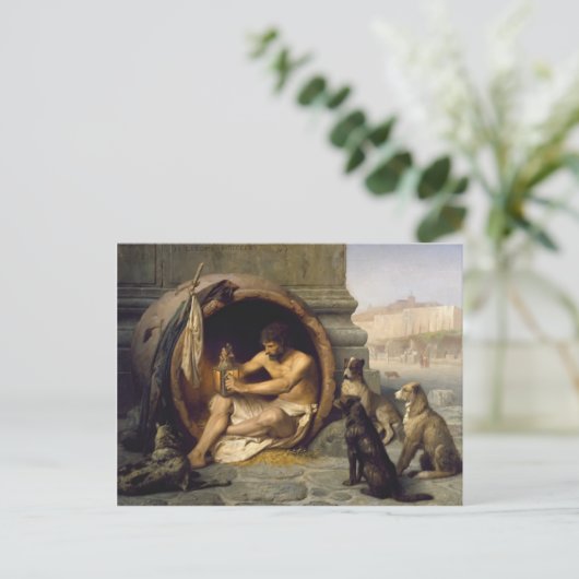 Jean-Leon Gerome- Diogenes Briefkaart (Staand voorkant)