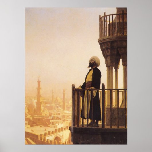 Jean Léon Gérôme - Een oproep aan de islamitische Poster (Voorkant)
