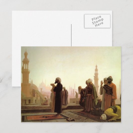 Jean-Leon Gerome-Prayer in Caïro Briefkaart (Voorkant / Achterkant)