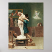 Jean-Leon Gerome Pygmalion en Galatea 1890 Kunst Poster (Voorkant)