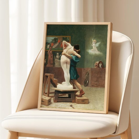 Jean-Leon Gerome Pygmalion en Galatea 1890 Kunst Poster