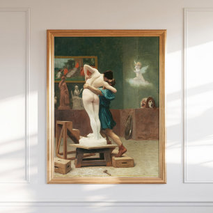 Jean-Leon Gerome Pygmalion en Galatea 1890 Kunst Poster