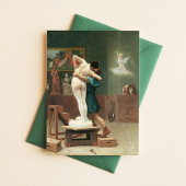 Jean-Leon Gerome Pygmalion en Galatea Myth Art Briefkaart