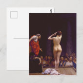 Jean Leon Gerome Slaaf verkopen in Rome Briefkaart (Voorkant / Achterkant)