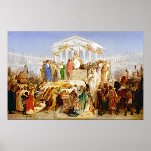 Jean-Léon Gérôme The Age of Augustus Poster (Voorkant)