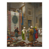 Jean Leon Gerome "The Carpet Merchant in Cairo" Foto Afdruk (Voorkant)