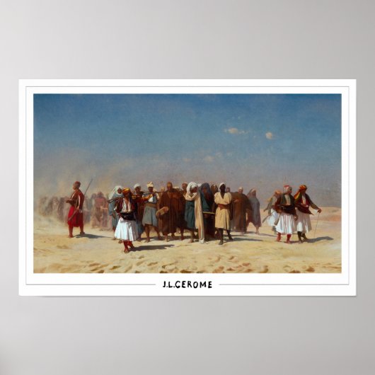 Jean-Léon Gérôme Zedign Art Poster #106 (Voorkant)