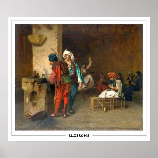 Jean-Léon Gérôme Zedign Art Poster #118 (Voorkant)