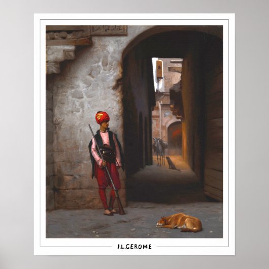 Jean-Léon Gérôme Zedign Art Poster #13 (Voorkant)
