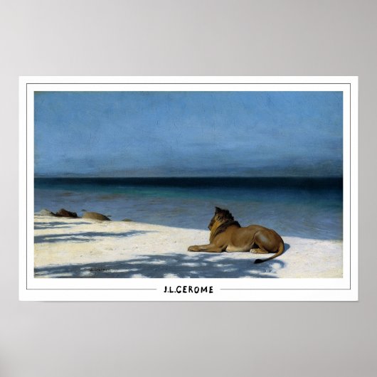 Jean-Léon Gérôme Zedign Art Poster #138 (Voorkant)