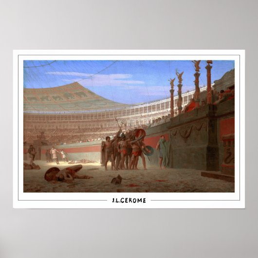 Jean-Léon Gérôme Zedign Art Poster #150 (Voorkant)