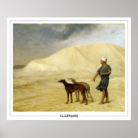 Jean-Léon Gérôme Zedign Art Poster #17 (Voorkant)