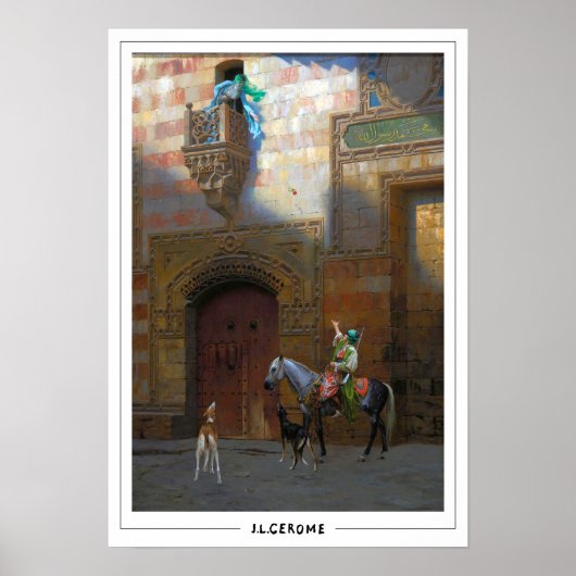 Jean-Léon Gérôme Zedign Art Poster #186 (Voorkant)
