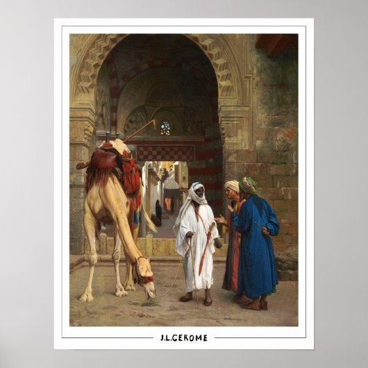Jean-Léon Gérôme Zedign Art Poster #216 (Voorkant)