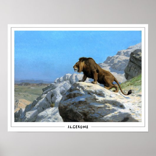 Jean-Léon Gérôme Zedign Art Poster #229 (Voorkant)