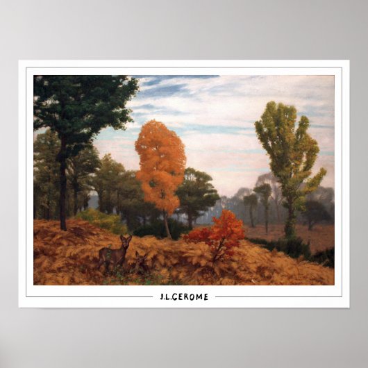 Jean-Léon Gérôme Zedign Art Poster #245 (Voorkant)