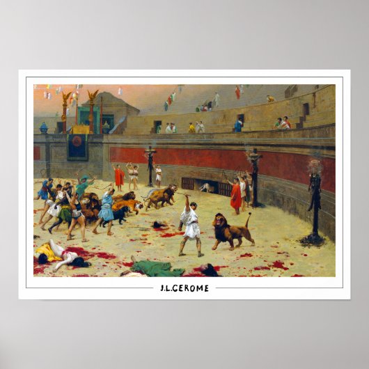 Jean-Léon Gérôme Zedign Art Poster #250 (Voorkant)