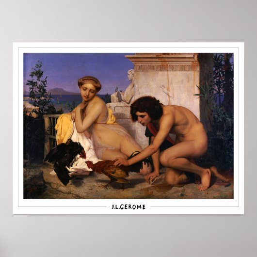 Jean-Léon Gérôme Zedign Art Poster #34 (Voorkant)