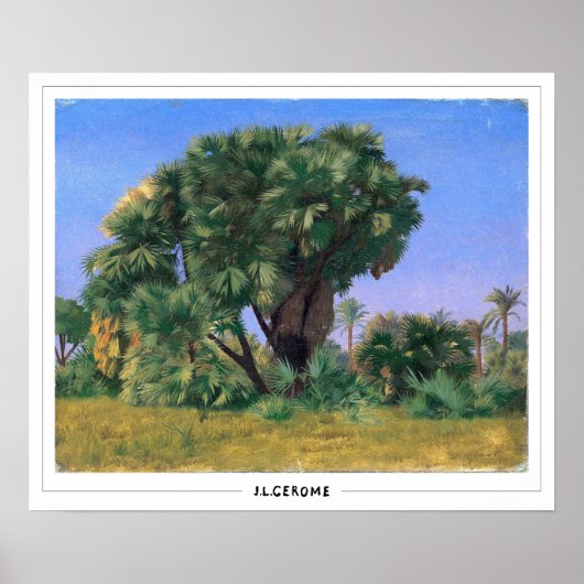 Jean-Léon Gérôme Zedign Art Poster #353 (Voorkant)