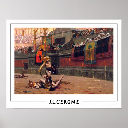 Jean-Léon Gérôme Zedign Art Poster #84 (Voorkant)