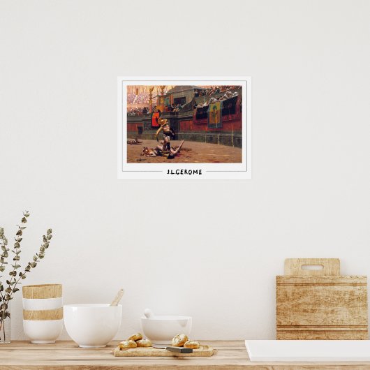 Jean-Léon Gérôme Zedign Art Poster #84 (Keuken)