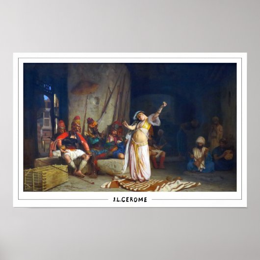 Jean-Léon Gérôme Zedign Art Poster #87 (Voorkant)
