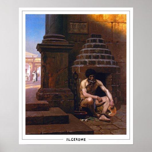 Jean-Léon Gérôme Zedign-kunstposter #111 Poster (Voorkant)