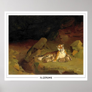Jean-Léon Gérôme Zedign-kunstposter #218 Poster