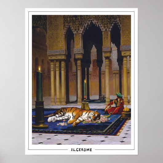 Jean-Léon Gérôme Zedign-kunstposter #28 Poster (Voorkant)