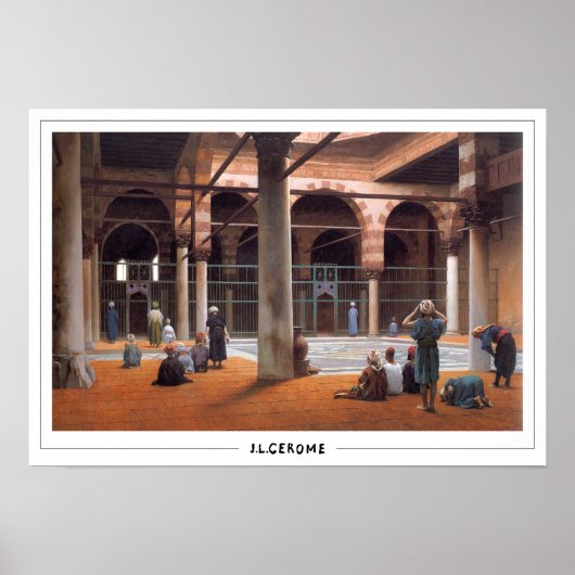 Jean-Léon Gérôme Zedign-kunstposter #297 Poster (Voorkant)