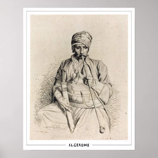 Jean-Léon Gérôme Zedign-kunstposter #345 Poster (Voorkant)