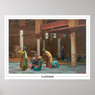 Jean-Léon Gérôme Zedign-kunstposter #350 Poster