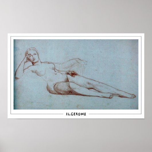 Jean-Léon Gérôme Zedign Kunstposter #38 Poster (Voorkant)
