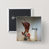 Jean-Louise-toets Vierkante Button 5,1 Cm (Voorkant /achterkant)