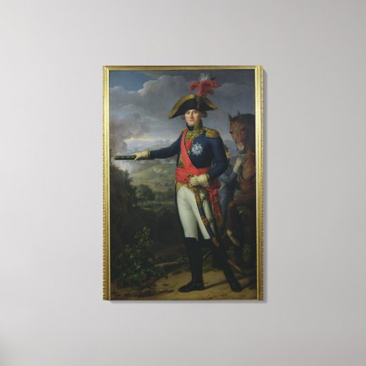 Jean Mathieu Philibert Serurier Comte d'Empire Canvas Afdruk (Voorkant)