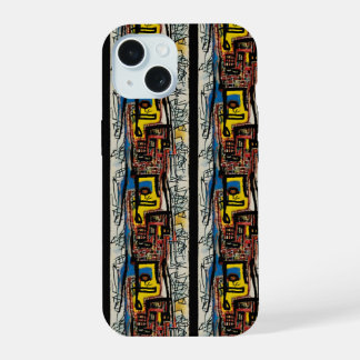 Jean-Michel Basquiat Inspired 2 iPhone 15 Case