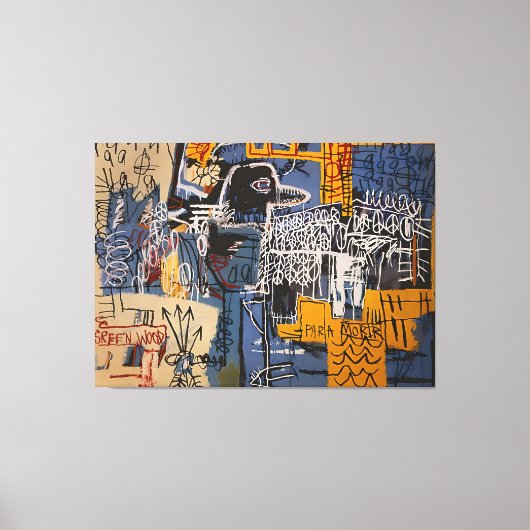 Jean Michel Basquiat-schilderij Canvas Afdruk (Voorkant)