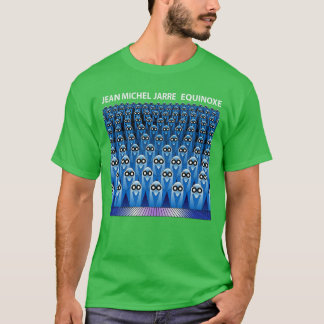 Jean Michel Jarre Equinoe LP-hoes vinyl elektro T-shirt