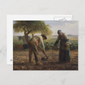 Jean Millet Painting Briefkaart (Voorkant / Achterkant)