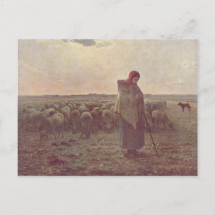 Jean Millet Painting Briefkaart
