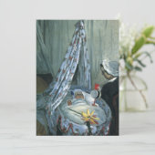 Jean Monet in Cradle door Claude Monet, Baby showe Kaart (Staand voorkant)