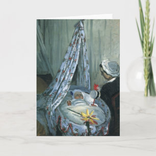 Jean Monet in zijn wieg door Claude Monet Kaart