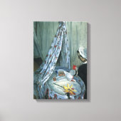 Jean Monet in Zijne Cradle door Claude Monet Canvas Afdruk (Voorkant)