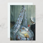 Jean Monet in Zijne Cradle door Claude Monet Invit (Voorkant / Achterkant)