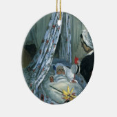Jean Monet in Zijne Cradle door Claude Monet Keramisch Ornament (Rechts)