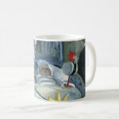 Jean Monet in Zijne Cradle door Claude Monet Koffiemok (Voorkant rechts)