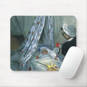 Jean Monet in Zijne Cradle door Claude Monet Muismat (Met muis)