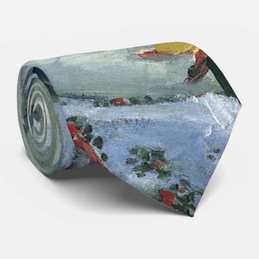 Jean Monet in Zijne Cradle door Claude Monet Stropdas (Opgerold)