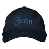 Jean Personalized Embroided Baseball Pet (Voorkant)